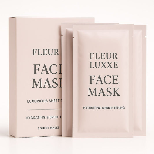 Fleur Luxxe rose face mask